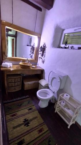 A bathroom at Casa cu Soare