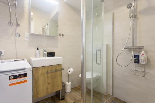 Kúpeľňa v ubytovaní Studio Nomadic Kastela