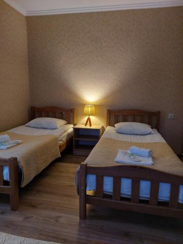 Postel nebo postele na pokoji v ubytování Sesilia