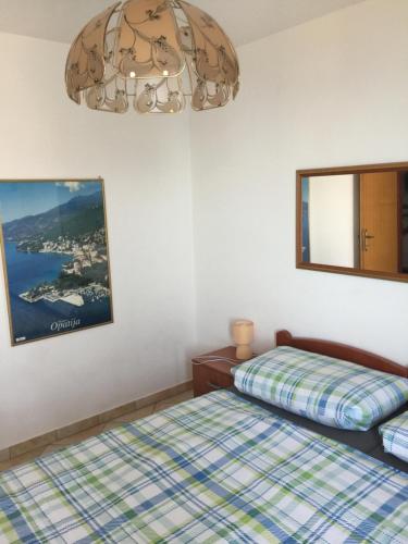 Giường trong phòng chung tại Vacation Home Lucija