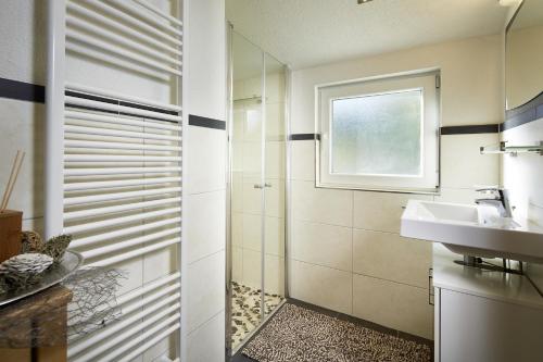 Koupelna v ubytování Apartment Auhäusl