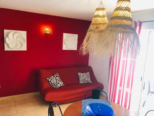 Χώρος καθιστικού στο Apartamentos Playa Torrenostra