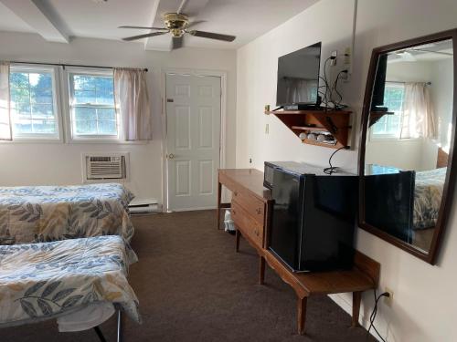 TV a/nebo společenská místnost v ubytování Norfolk Motel