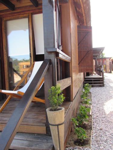 Μπαλκόνι ή βεράντα στο Esteños de la Pedrera Posada y Spa