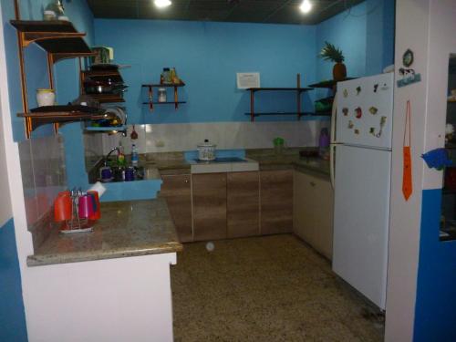 Η κουζίνα ή μικρή κουζίνα στο Villa Celeste