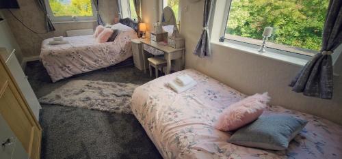Alma Cliffe Guest Houseにあるベッド