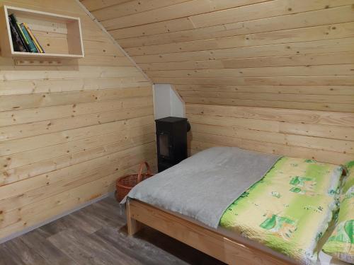 Postel nebo postele na pokoji v ubytování Hut Vaznik