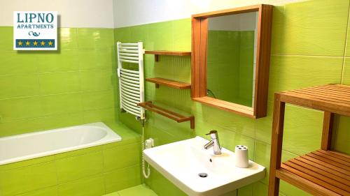 Lipno Apartments Exclusive tesisinde bir banyo