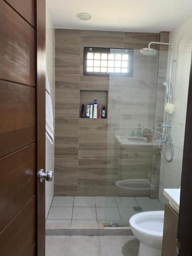 Koupelna v ubytování VIVERE CONDOMINIUM