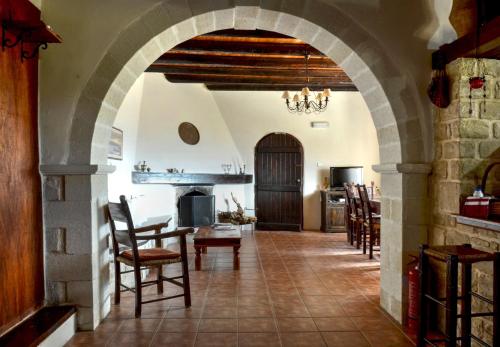 Zona de estar de Anemole Traditional Cretan Villa