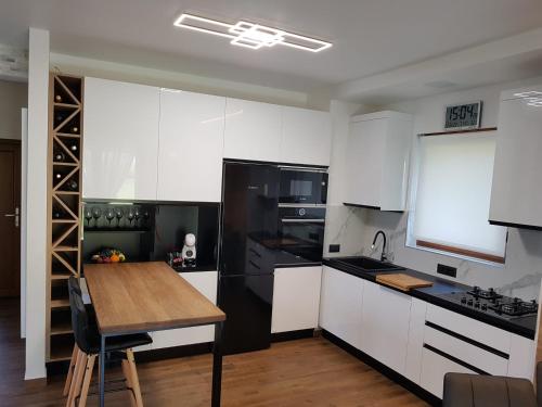 Dapur atau dapur kecil di Villa Kum