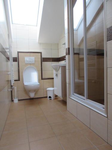 ノバー・レスナーにあるApartmany Jaruskaのトイレと洗面台付きのバスルーム