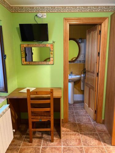 A bathroom at Casa Cuevas