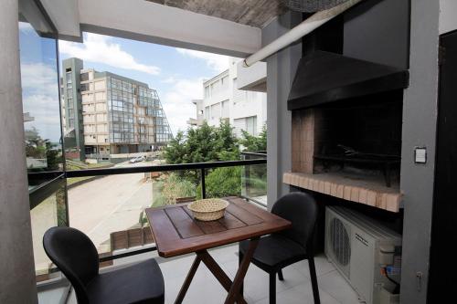 La Barracuda tesisinde bir balkon veya teras