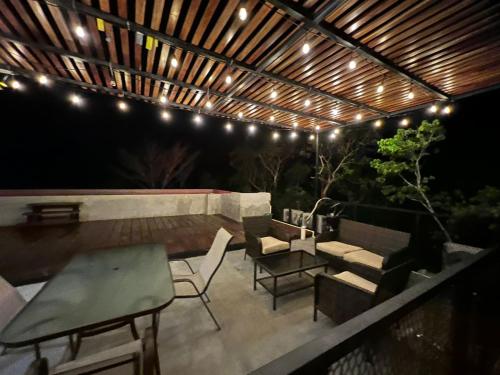 Χώρος καθιστικού στο Tulum - Cuatro Elementos Noh - 1 habitación 4 huéspedes