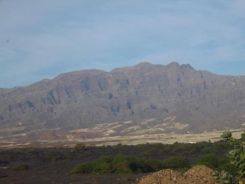 a mountain range in the middle of the desert at Casa De France in Porto Novo