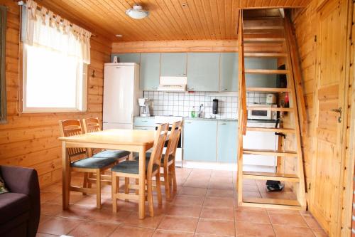 Kuchyň nebo kuchyňský kout v ubytování Camping Atrain