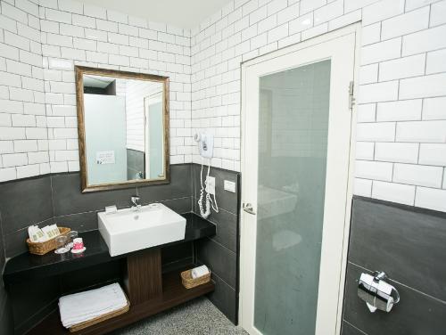 Salle de bains dans l'établissement Cloud Villa