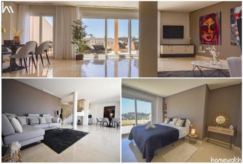 Penthouse with sea views in Nueva Andalucía