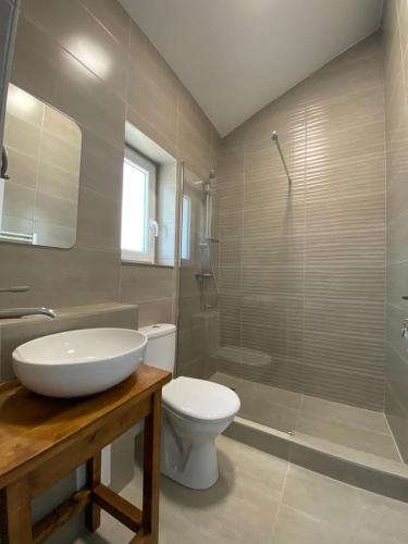 Et badeværelse på Casa Ayan