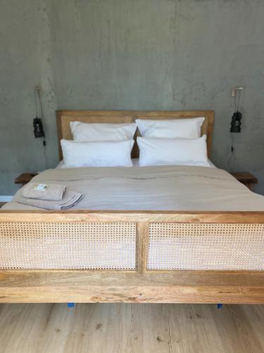 Postel nebo postele na pokoji v ubytování Nordic Huus