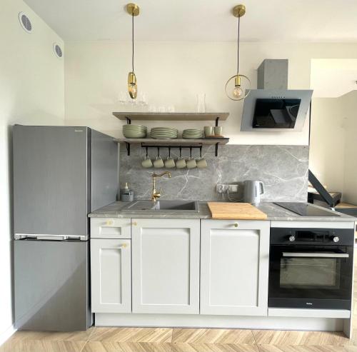 A kitchen or kitchenette at Baltic House