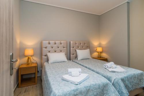Zante Suitesにあるベッド