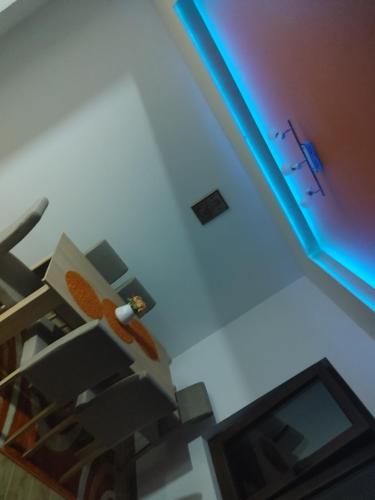 a lego room with a bed and a blue light at Vila Bella Mia in Timotijevići