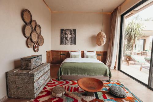 Ένα ή περισσότερα κρεβάτια σε δωμάτιο στο Palais Nohe