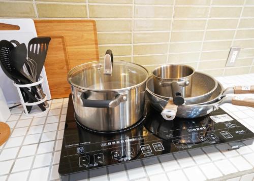 Dapur atau dapur kecil di つるば舎