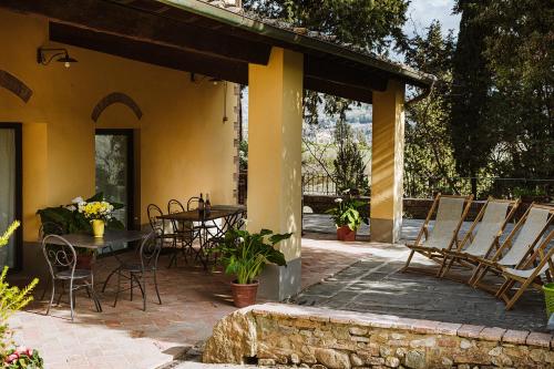 Αίθριο ή υπαίθριος χώρος στο Agriturismo Montalbino