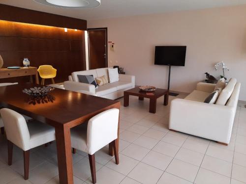 Χώρος καθιστικού στο Salgados by The Beach