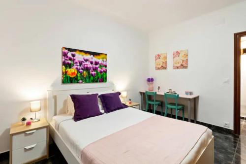 Postel nebo postele na pokoji v ubytování Stay U-nique Apartments La Bordeta