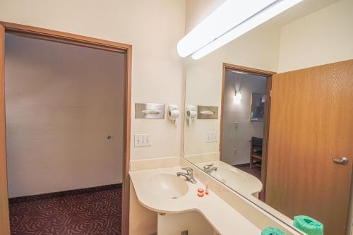Ένα μπάνιο στο Econo Lodge Inn & Suites Mesquite - Dallas East