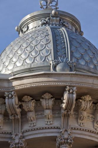 a close up of the top of a building at Palace Suite in Trieste