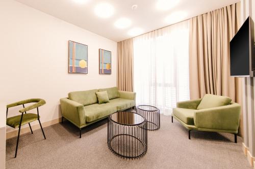 Posezení v ubytování STROFI Boutique Hotel