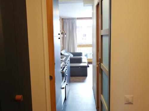 Studio rénové ski aux pieds avec balcon, 5 couchages