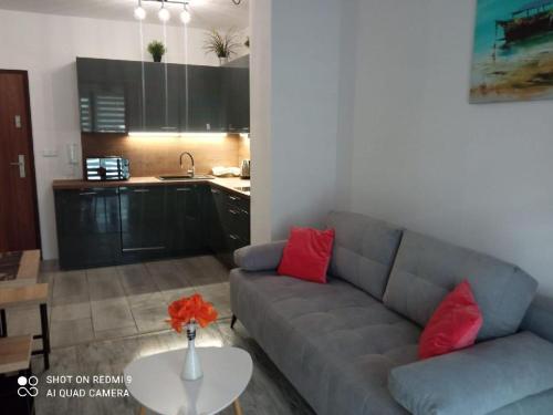 A kitchen or kitchenette at Apartament ElMar