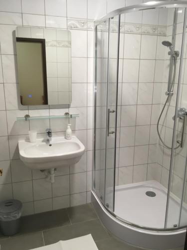 Kúpeľňa v ubytovaní Lindenhof Ybbs