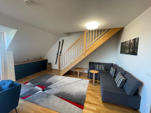 Posezení v ubytování Apartmán O18 - Kleč