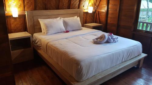 Postel nebo postele na pokoji v ubytování Light Blue Villa