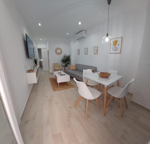 Posezení v ubytování Apartamentos Centro Confor 3