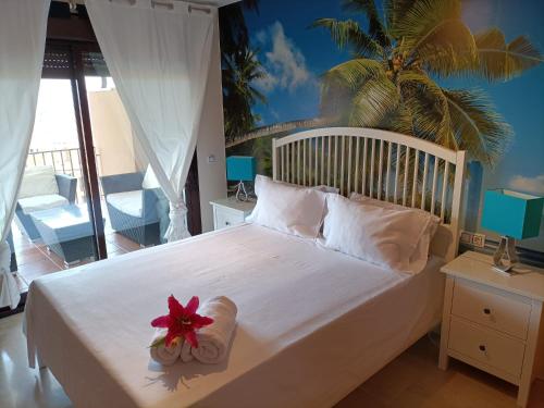 Posteľ alebo postele v izbe v ubytovaní Apartamento en Calanova Golf- Cala de Mijas