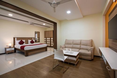 Krevet ili kreveti u jedinici u okviru objekta Santhoshpuri
