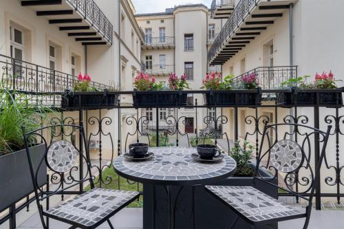 Balkón alebo terasa v ubytovaní Apartament w centrum Krakowa 109