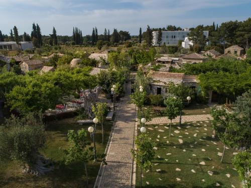 an aerial view of a garden with trees at Amadria Park Ivan in Šibenik