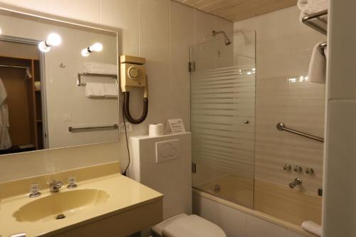 Kylpyhuone majoituspaikassa Hotel Andino Club - Hotel Asociado Casa Andina