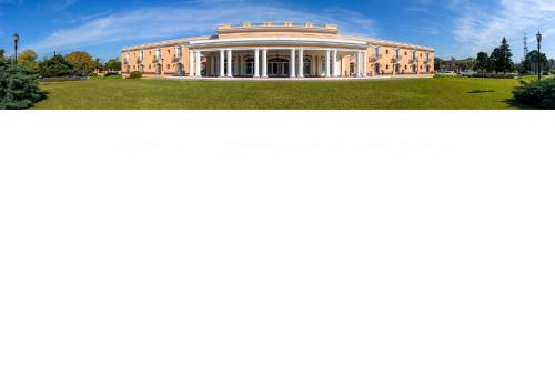 a rendering of a large building with a front view at Hotel Colonial San Nicolás in San Nicolás de los Arroyos