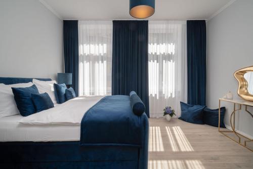 Katil atau katil-katil dalam bilik di VIP Apartment City Center Baden-Baden