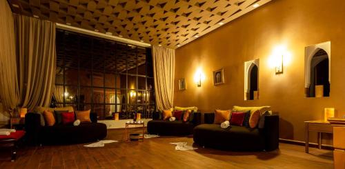Coin salon dans l'établissement The Lemonary Marrakech
